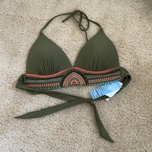 NWT Push-Up Triangle Bikini Top
